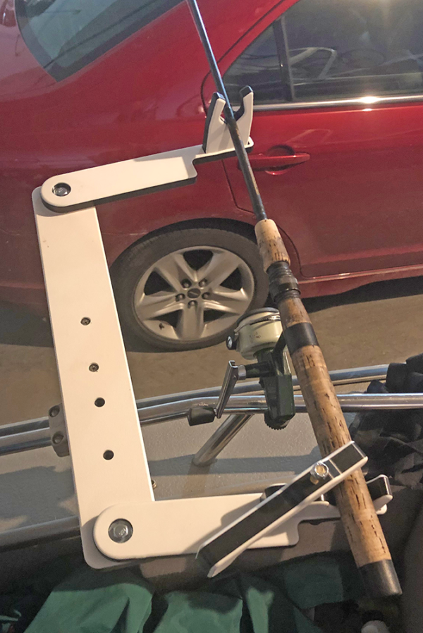 deadstick drone fishing pole holder